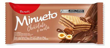 BISC MINUETO WAFER 81G CHOC/AVELA