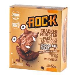 BISCOITO ROCK MONSTER ZERO CHOCOLATE BELGA 55G
