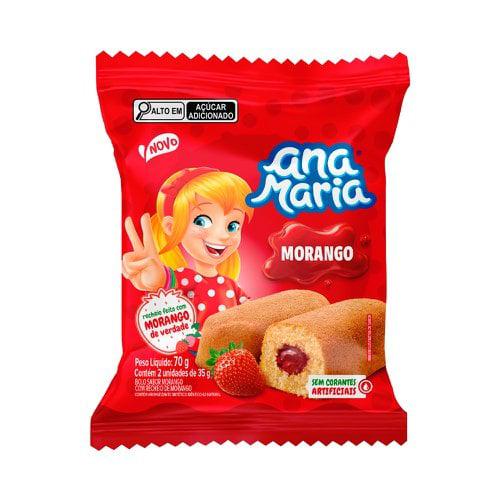 BOLO ANA MARIA 70G MORANGO