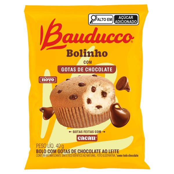BOLO BAUDUCCO COM GOTAS CHOCOLATE 40G