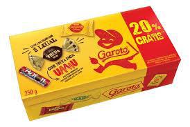 BOMBOM GAROTO 250G SORTIDOS 20% DES