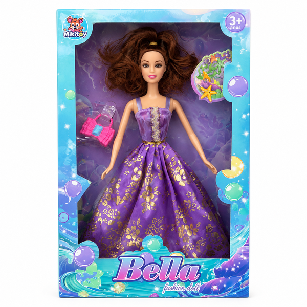 BONECA BELLA FASHION DOLL MIKITOY