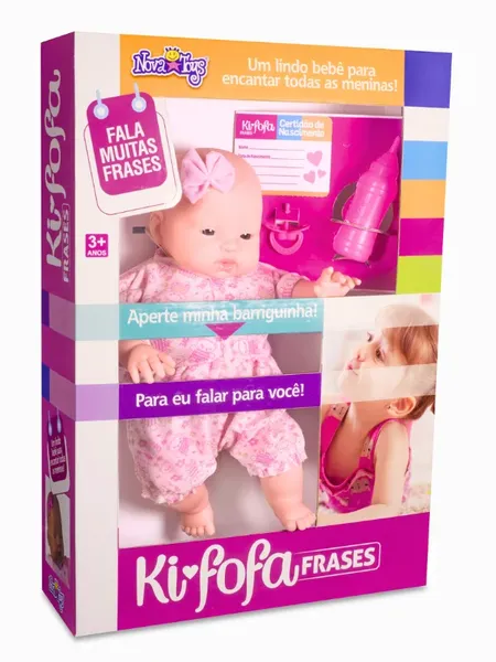 BONECA KI FOFA FRASES NOVA TOYS