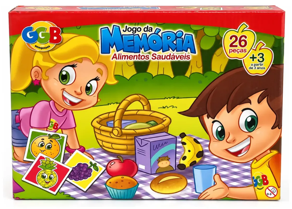 JOGO DA MEMÓRIA ALIMENTOS SAUDÁVEIS GGB