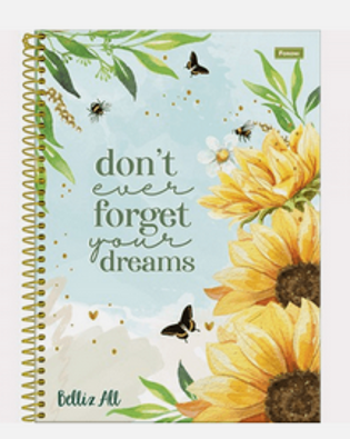 CADERNO FORONI BELLIZ ALL 10 MATÉRIAS  160 FOLHAS