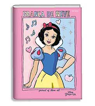 CADERNO STARSCHOOL BRANCA DE NEVE 80 FOLHAS