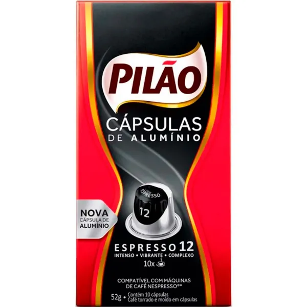 CAFÉ PILÃO CAPSULAS ESPRESSO 12 52G