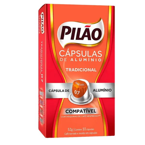 CAFÉ PILÃO CAPSULAS ESPRESSO 7 52G
