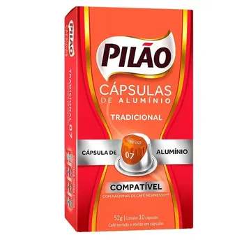 CAFÉ PILÃO CAPSULAS ESPRESSO 7 52G
