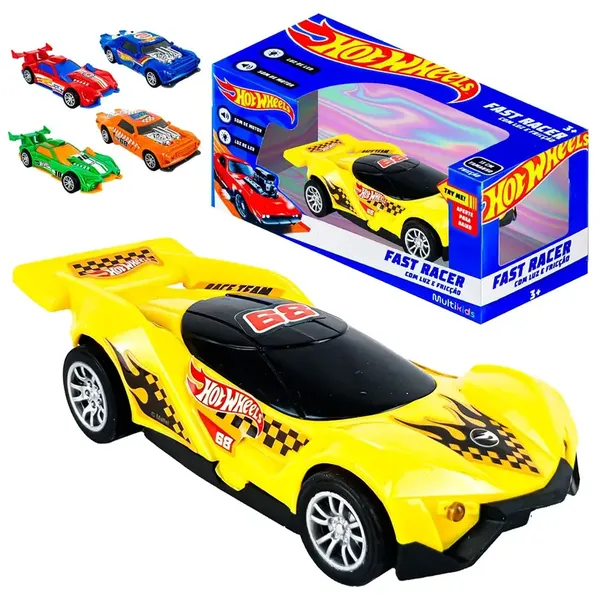 CARRINHO DE FRICÇÃO HOT WHEELS FAST RACE MULTIKIDS
