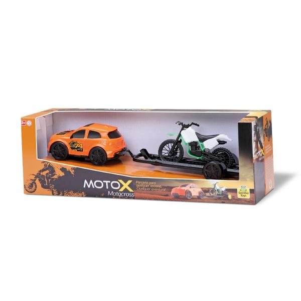 CARRO COM MOTO SAMBA TOYS