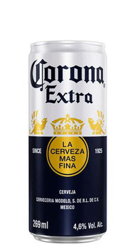 CERVEJA CORONA EXTRA LATA 269ML