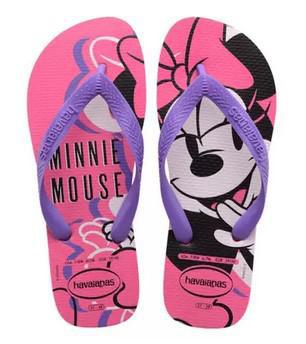 CHINELO ROSA/ROSA TOP DISNEY HAVAIANAS