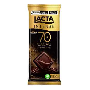 CHOC LACTA 85G 70% CACAU INTENSE
