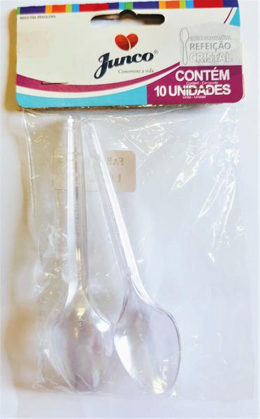 COLHER DESC JUNCO SOBR C/10 CRISTAL