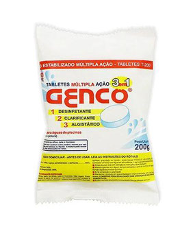 DESINF GENCO CLORO 200G TABLETE 3X1