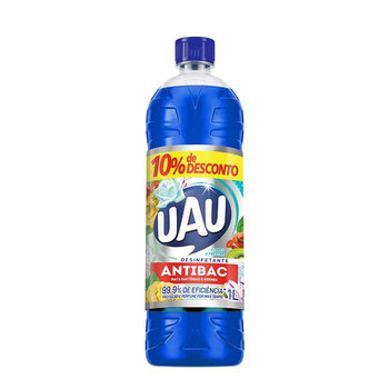 DESINF UAU ANTIBAC 1L FLOR/FRESCOR