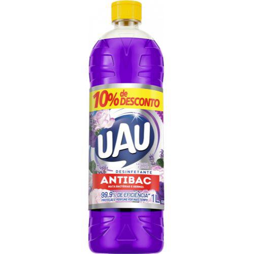 DESINF UAU ANTIBAC 1L LAV/ROSAS 10%