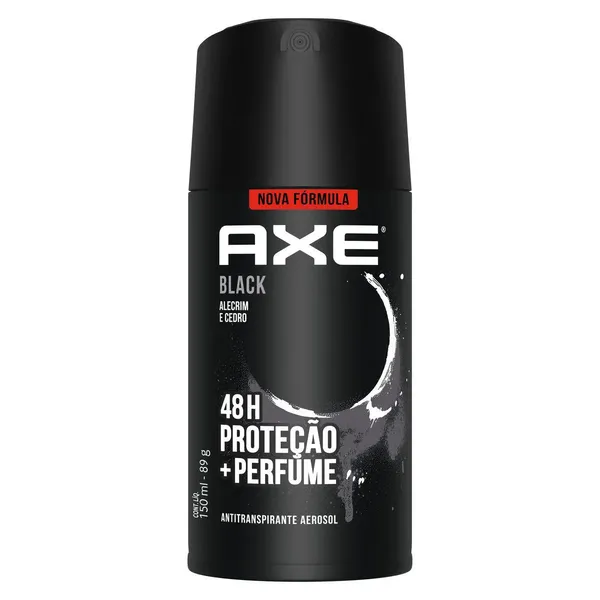 DESODORANTE AXE AEROSOL BLACK 150ML