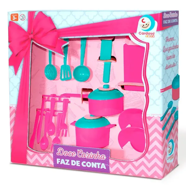 DOCE COZINHA FAZ DE CONTA CARDOSO TOYS