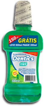 ENXAGUANTE BUCAL DENTICS COOL MINT 500ML
