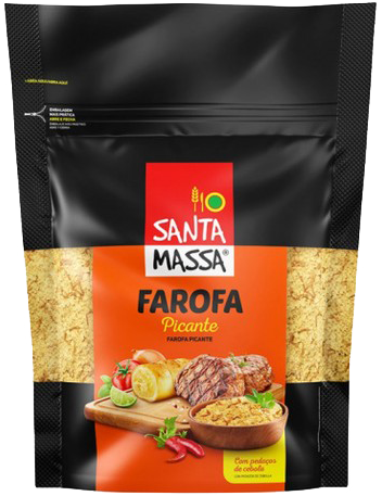 FAROFA DE MANDIOCA SANTA MASSA PICANTE 200G