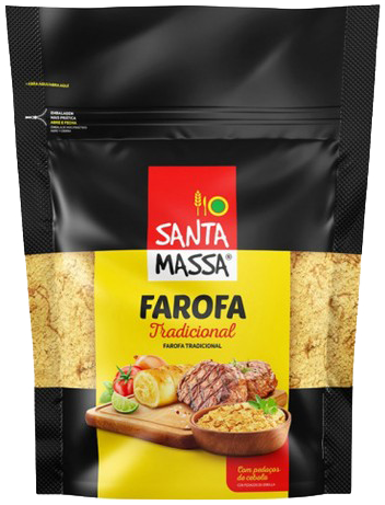 FAROFA DE MANDIOCA SANTA MASSA TRADICIONAL 200G