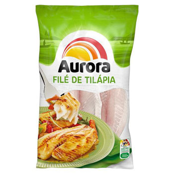 FILÉ DE TILÁPIA AURORA CONGELADO 400G