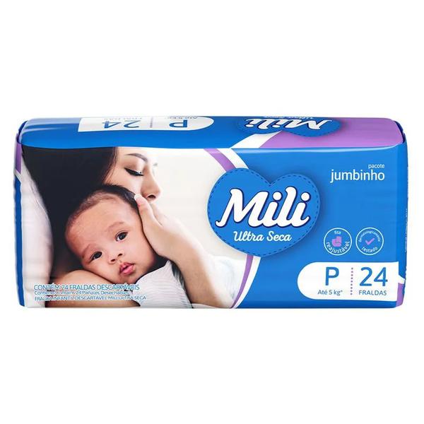 FRALDA MILI JUMBINHO ULTRA P C/24