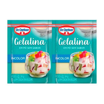 GELATINA DR OETKER 24G INCOLOR S/SA