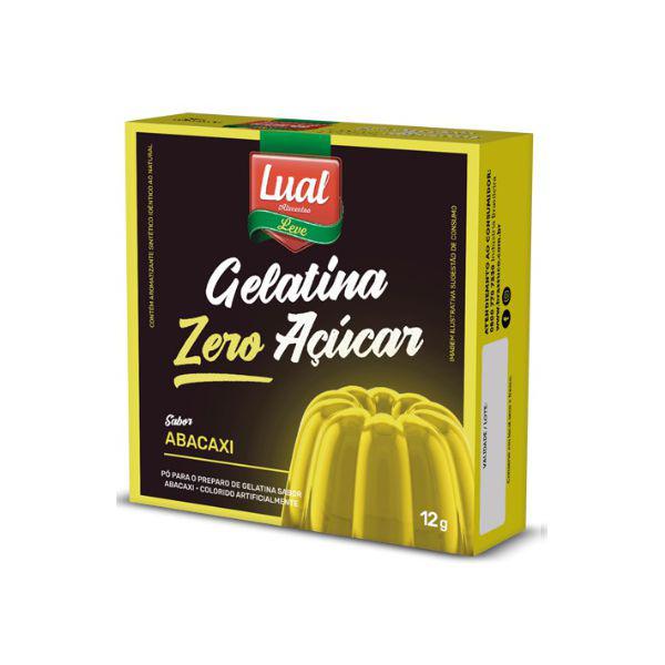 GELATINA LUAL 12G ABACAXI ZERO