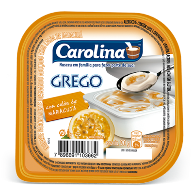 IOGURTE GREGO CAROLINA MARACUJÁ 90G
