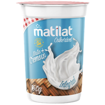 IOGURTE MATILAT NATURAL INTEGRAL 160G
