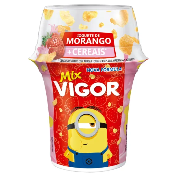 IOGURTE MIX VIGOR SABOR MORANGO COM CEREAIS 140G