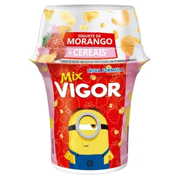 IOGURTE MIX VIGOR SABOR MORANGO COM CEREAIS 140G