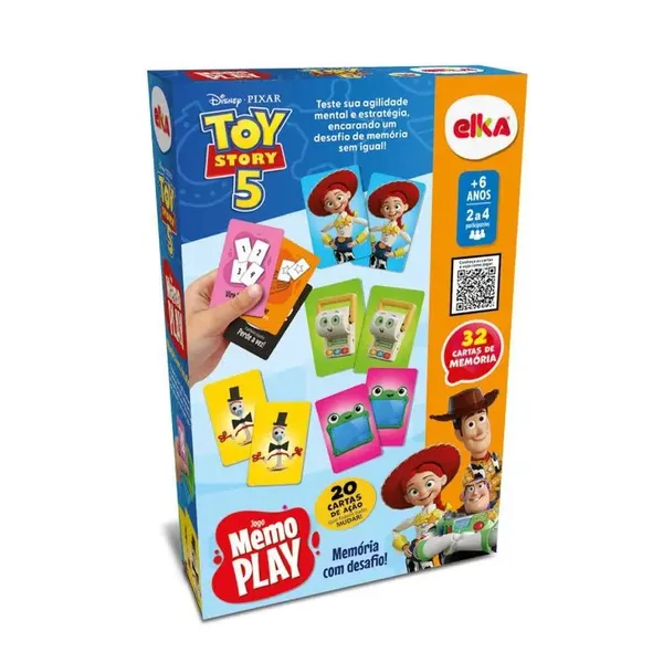 JOGO DA MEMÓRIA TOY STORY ELKA C/32 PEÇAS