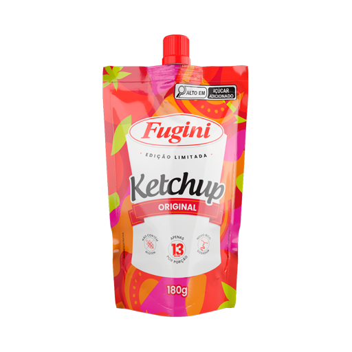 KETCHUP FUGINI ORIGINAL SACHÊ 180G COM BICO