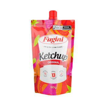 KETCHUP FUGINI ORIGINAL SACHÊ 180G COM BICO