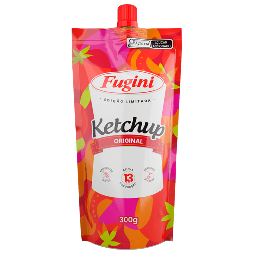 KETCHUP FUGINI ORIGINAL SACHÊ 300G COM BICO