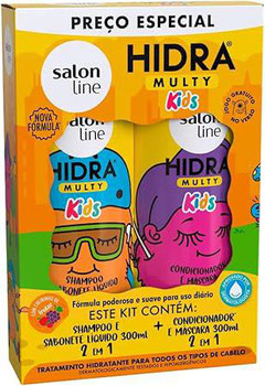 KIT SH/COND SALON LINE KIDS 300ML/2