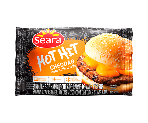 LANCHE DE CHEDDAR HOT HIT SEARA 145G
