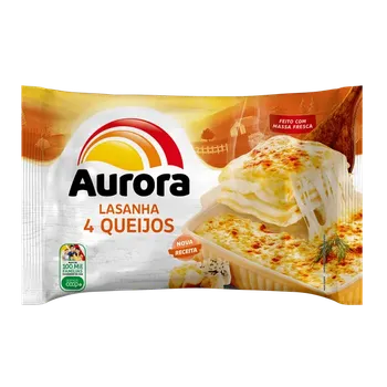 LASANHA AURORA 600G 4 QUEIJOS