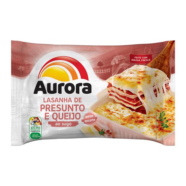 LASANHA AURORA PRESUNTO E QUEIJO 600G
