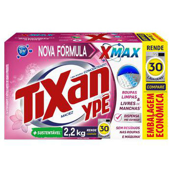 LAVA ROUPAS EM PÓ TIXAN MACIEZ 2,2KG