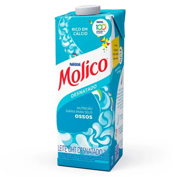 LEITE UHT MOLICO DESNATADO 1L