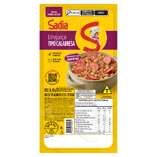 LING SADIA CALABRESA 400G