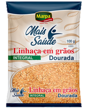 LINHAÇA EM GRÃOS DOURADA MARPA 100G