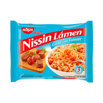 MACARRÃO INSTANTÂNEO NISSIN SABOR CARNE COM TOMATE 85G