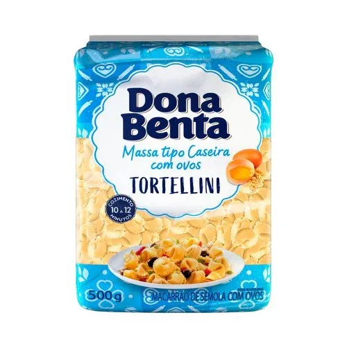 MACARRÃO TORTELLINI DONA BENTA CASEIRO COM OVOS 500G