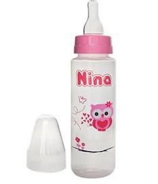 MAMADEIRA NINA CONVENCIONAL ROSA  240ML